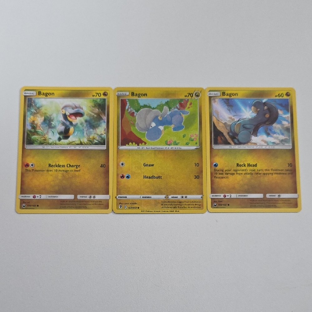 Pokemon Bagon Trading Card Set
